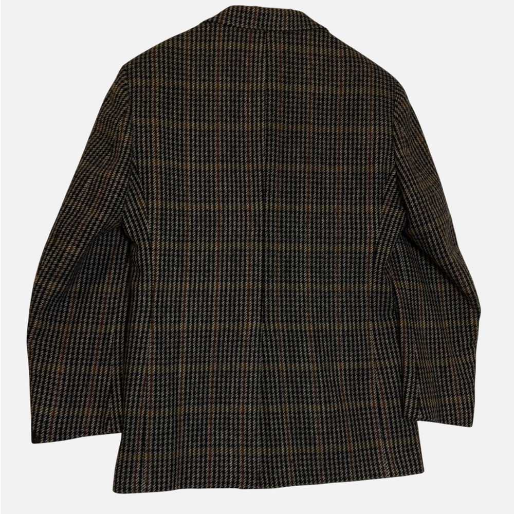 VTG Wool Blazer Houndstooth Men’s 40R Sport Jacket Fits Women M/L Ivy League - Picture 7 of 11
